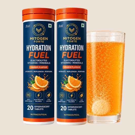 MITOGEN FORTE HYDRATION FUEL - 40 Electrolyte Effervescent Tablets.