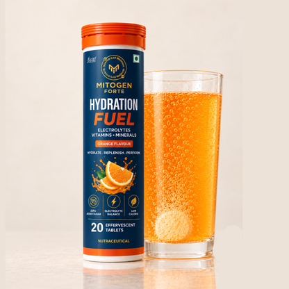 MITOGEN FORTE HYDRATION FUEL - 40 Electrolyte Effervescent Tablets.