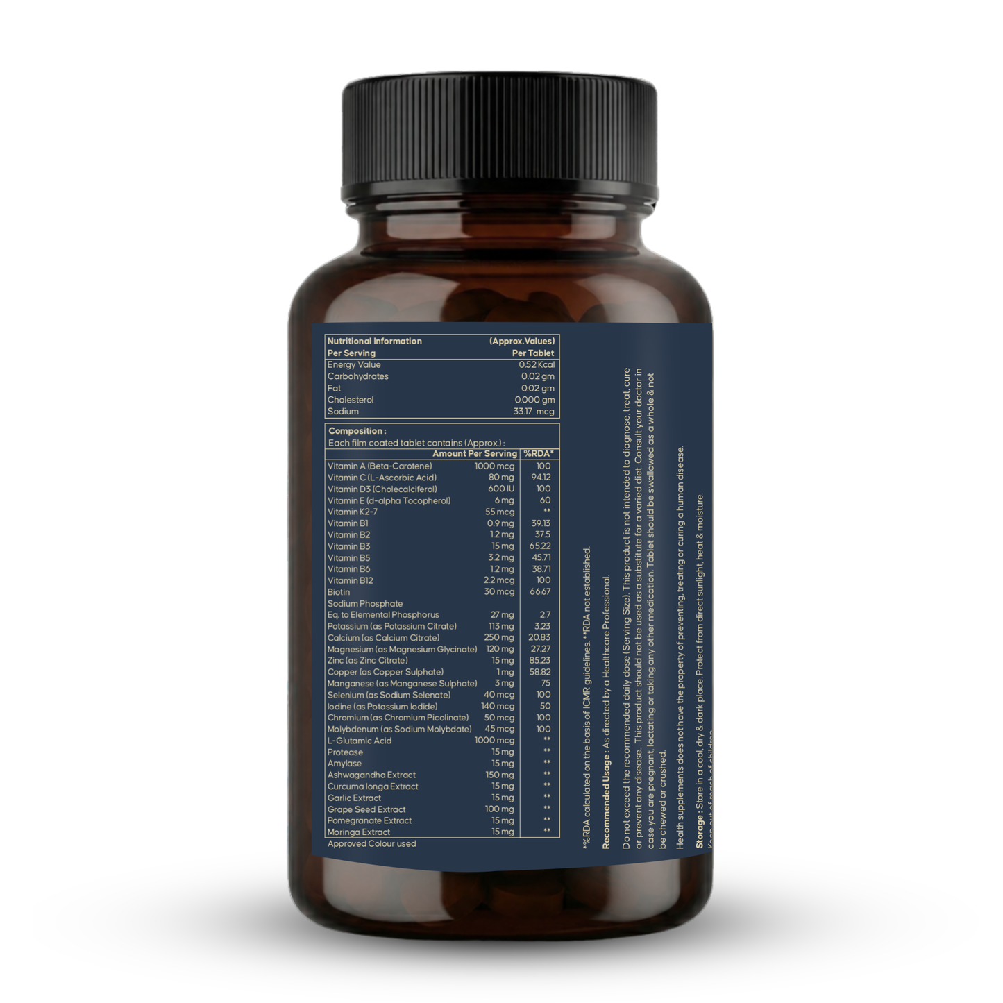 Daily Multivitamin for Energy, Strength & Recovery.