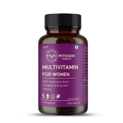 Daily Multivitamin for Women (Skin, Immunity & Hair) - Feel More Energetic in 14 Days